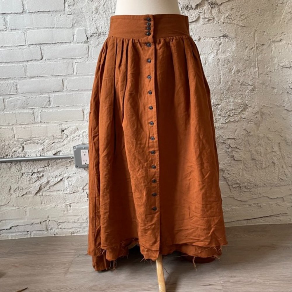Sisters of the Black Moon | The Adelaide Skirt | Size: M | Color: Orange